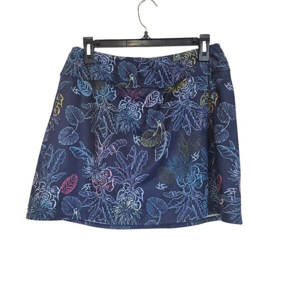 Foray Golf Women's Navy & Multicolor Floral Poly/Spandex Skirt Skort NEW - Picture 3 of 8